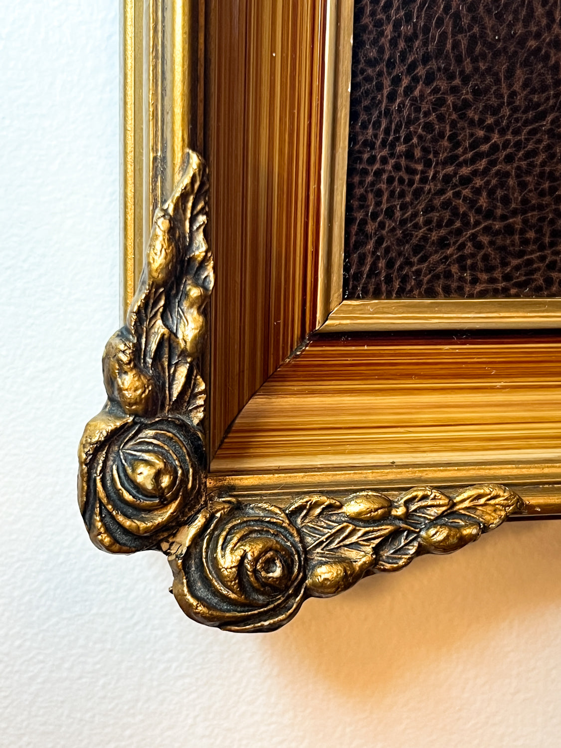 Vintage Shadow Box Frame with Reclaimed Jewel Beetles
